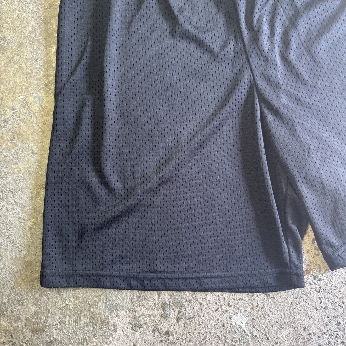 Black Elasticated Waist Football Shorts | Size: M