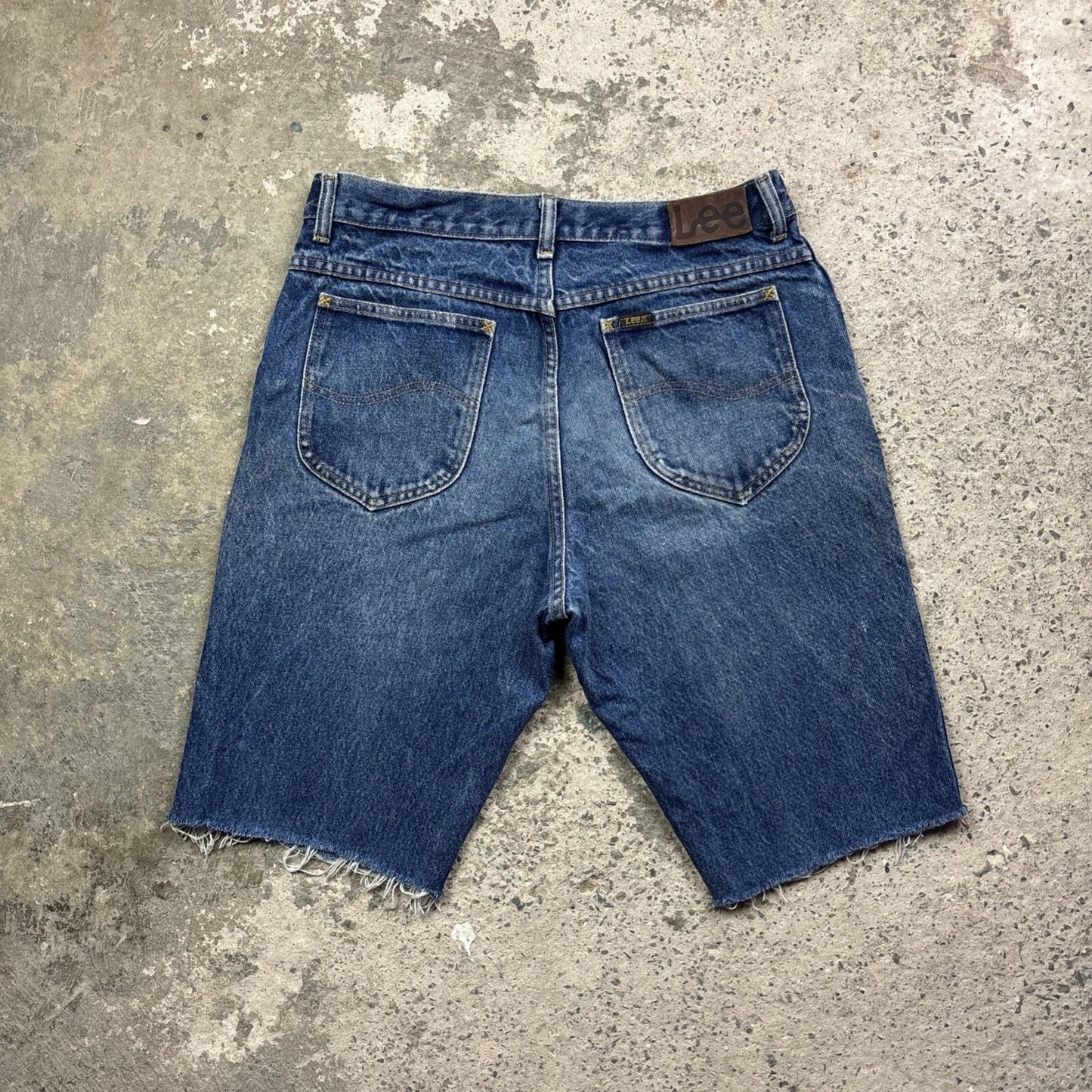 Blue Denim Levi’s Cut Off Jean Shorts | 33"