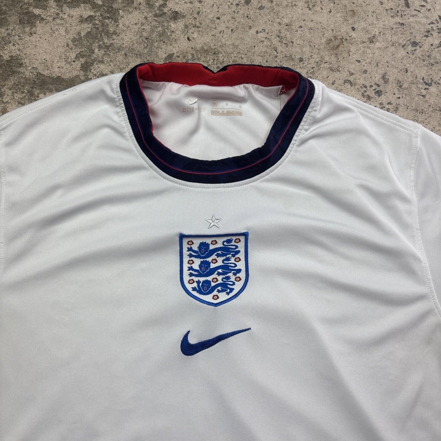 White Nike England 2020/21 Home Shirt | Size: S