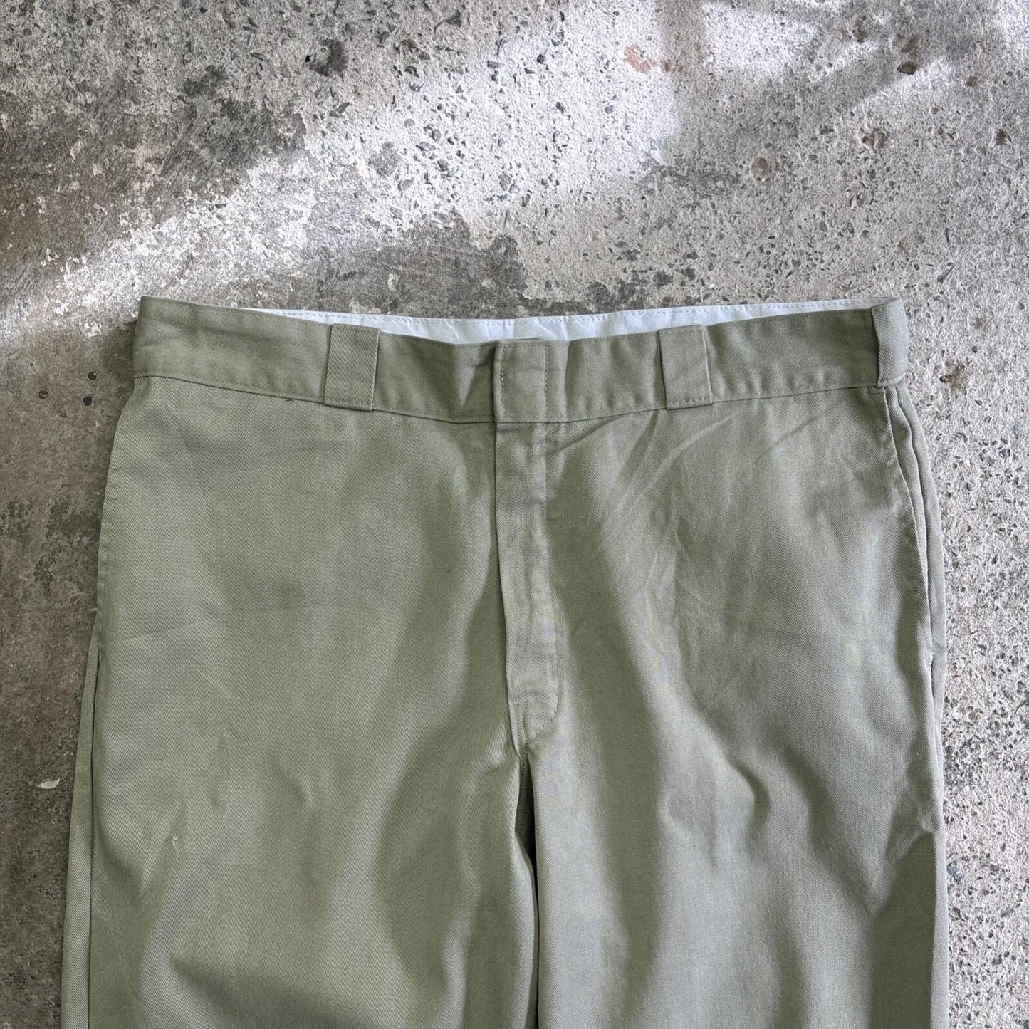 Cream Dickies 874 Original Fit Straight Pants | W36"