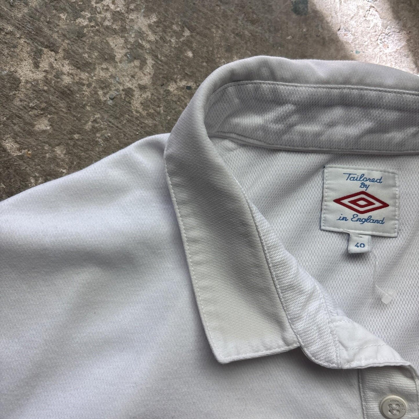 England Umbro 2009/10 White Home Men's Football Shirt | M / C40