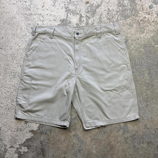 Cream Carhartt Carpenter Shorts - W42