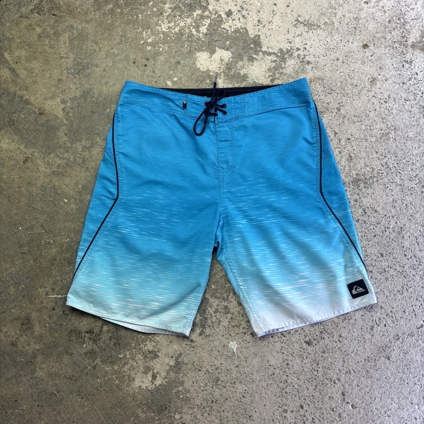 Blue & White Quiksilver Board Shorts | W34