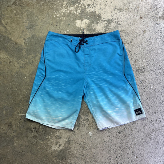 Blue & White Quiksilver Board Shorts | W34