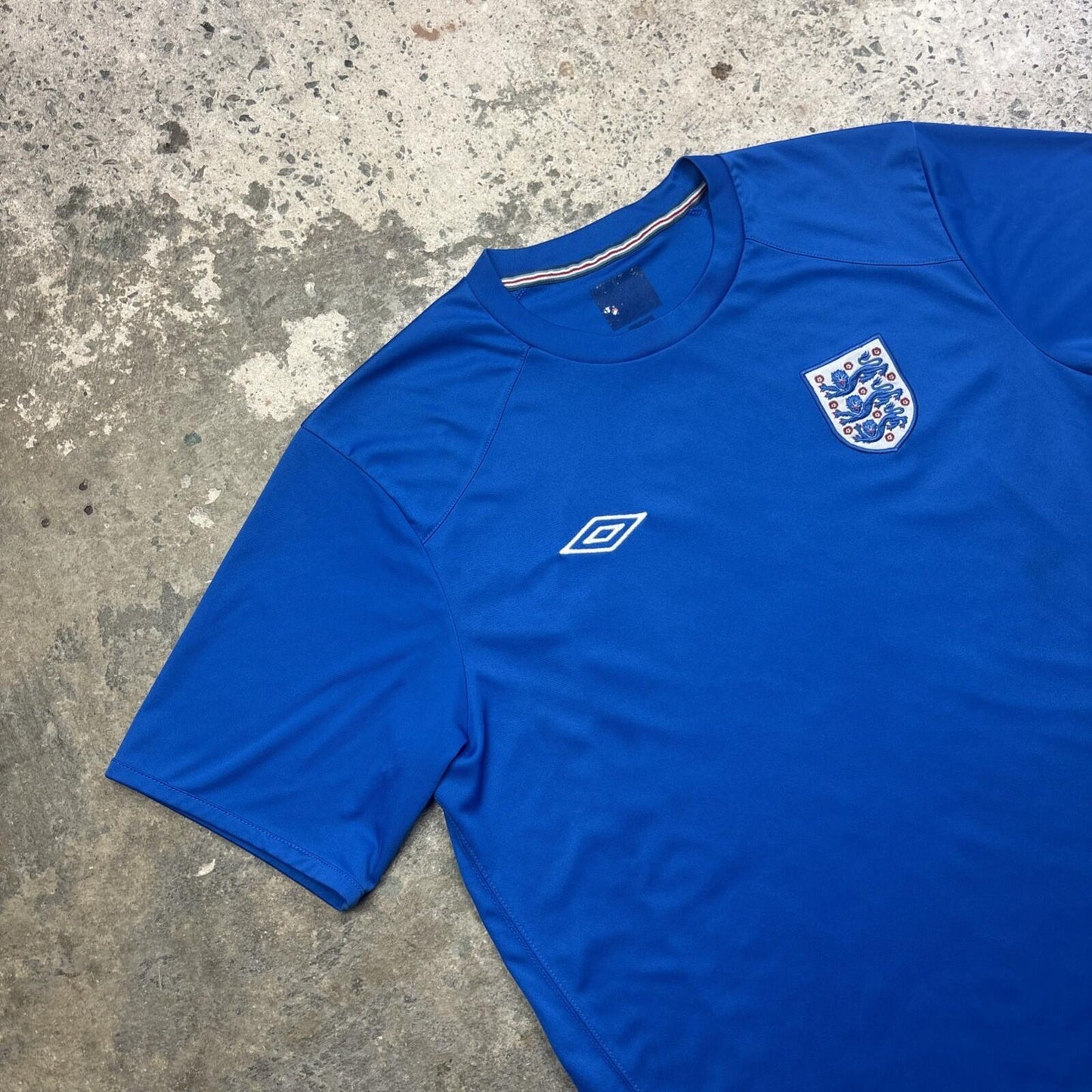 Blue England 2010/11 Football Training Shirt | Size XL