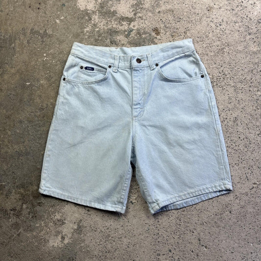 Light Blue Denim Lee Jean Shorts | W32"