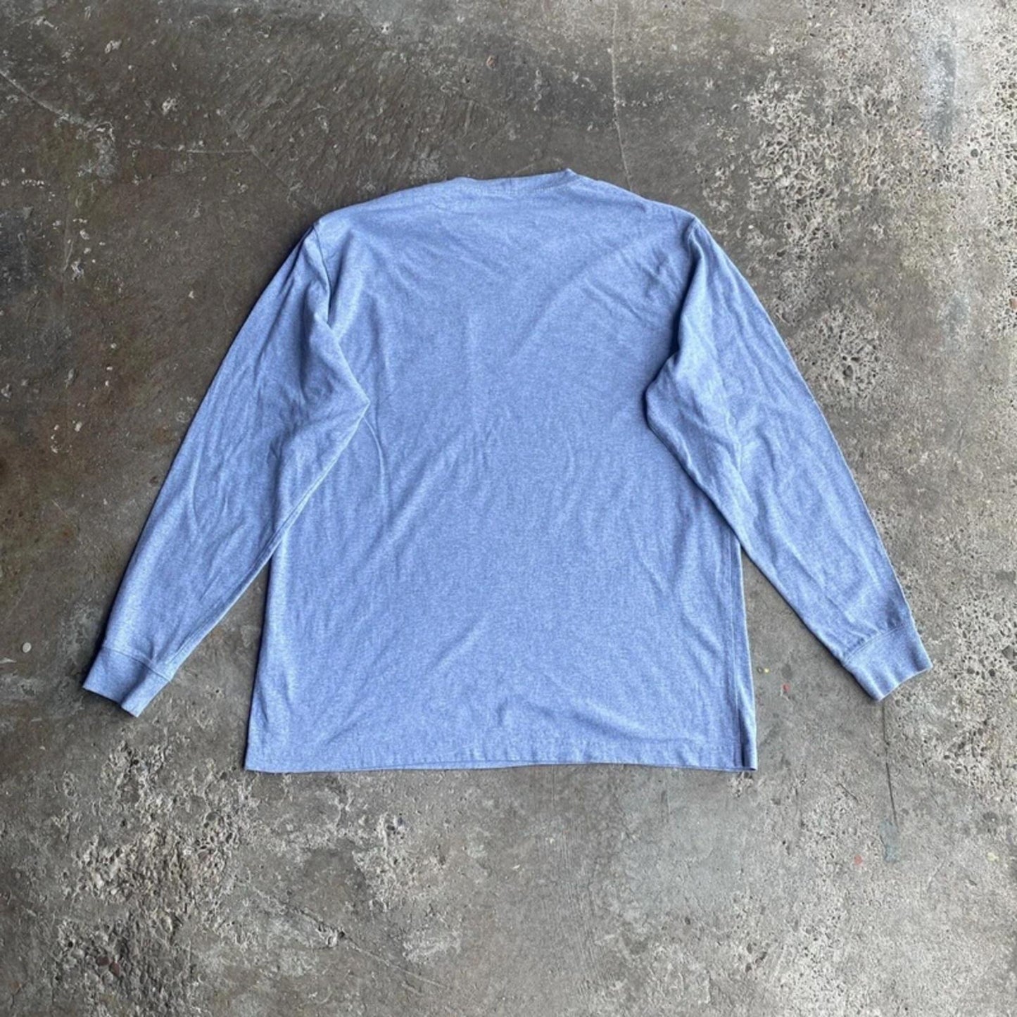 Grey Long-Sleeve Carhartt T-Shirt - L