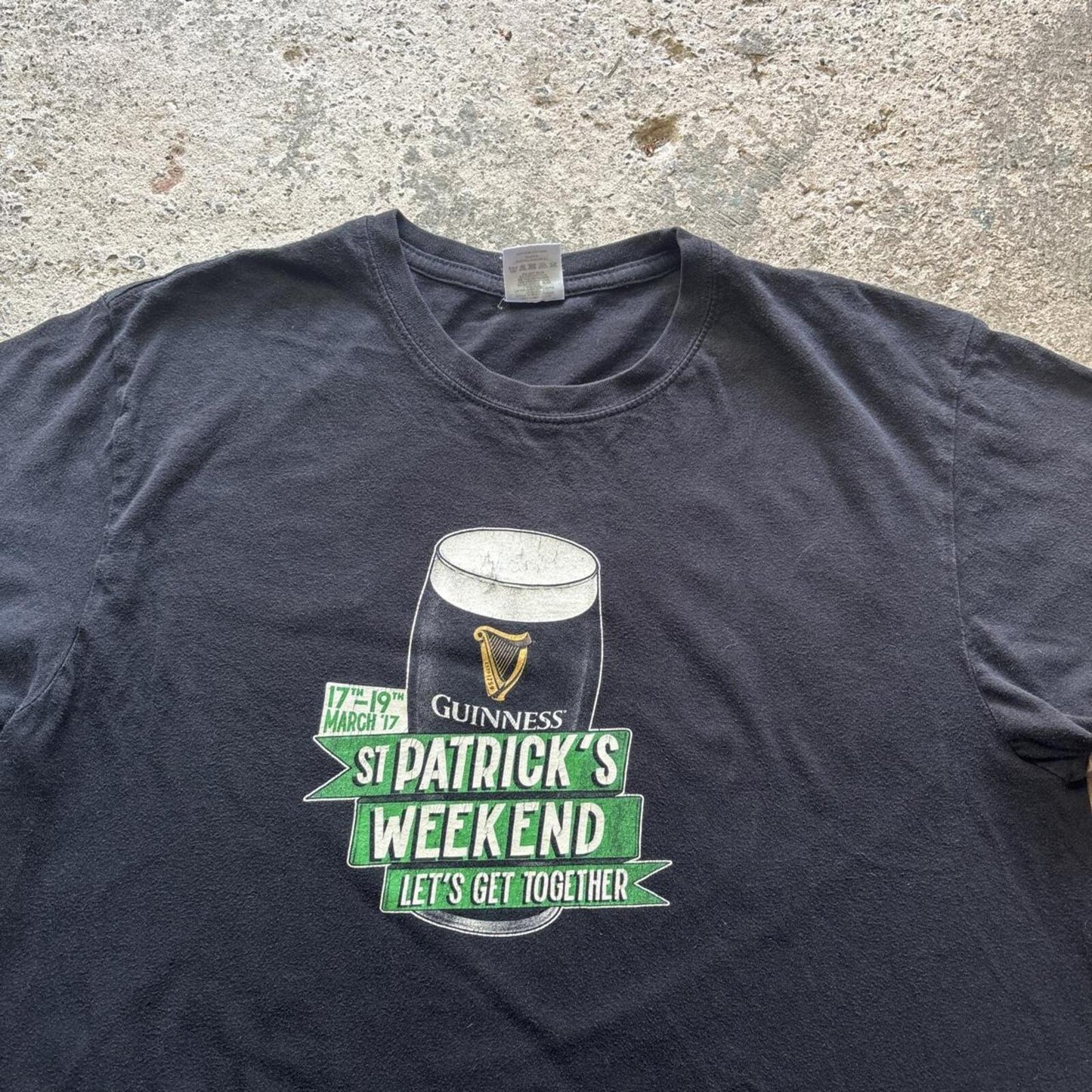 Black Guinness St Patrick’s Day 2017 t-shirt - XL