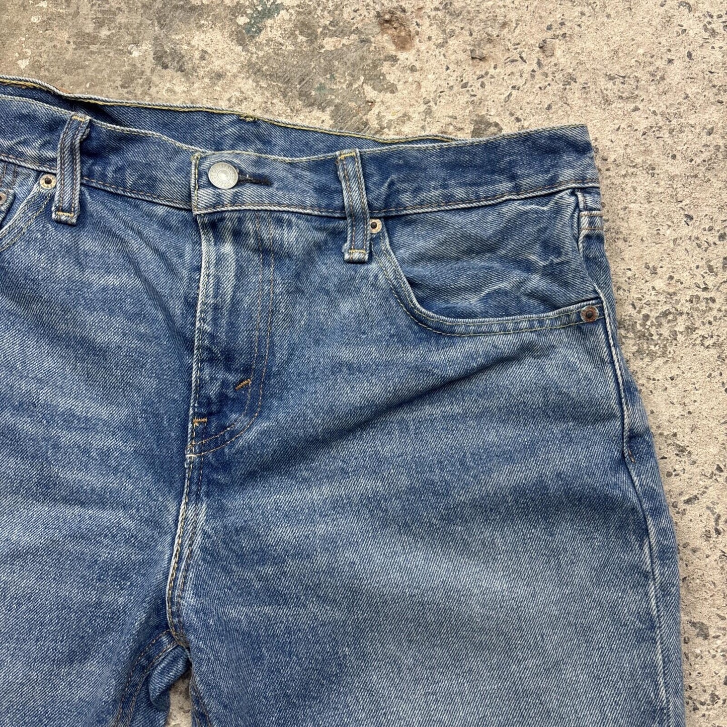 Blue Denim Levi’s 511 Cut Off Jean Shorts | W33"
