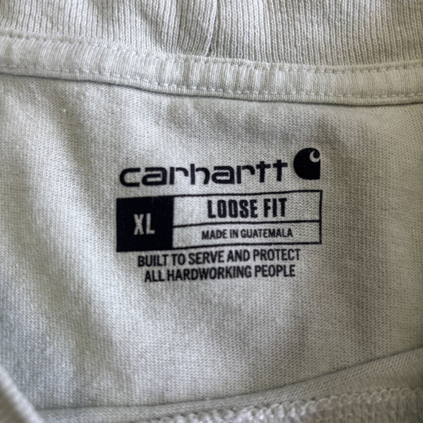 Light Green Carhartt Chest Pocket T-Shirt W/ Embroidered Logo | Size: XL