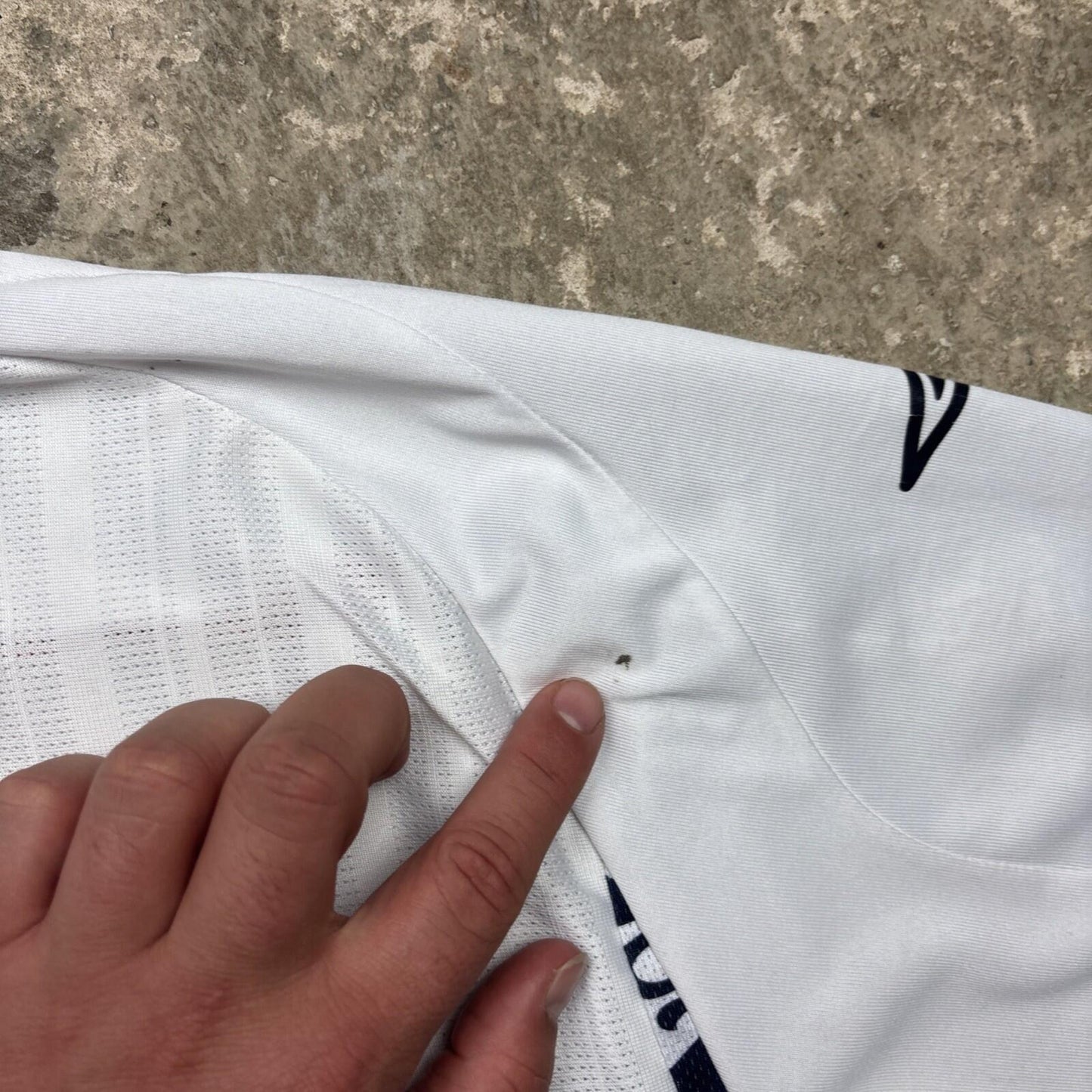 2007-09 White Umbro England Football Men’s Shirt | L
