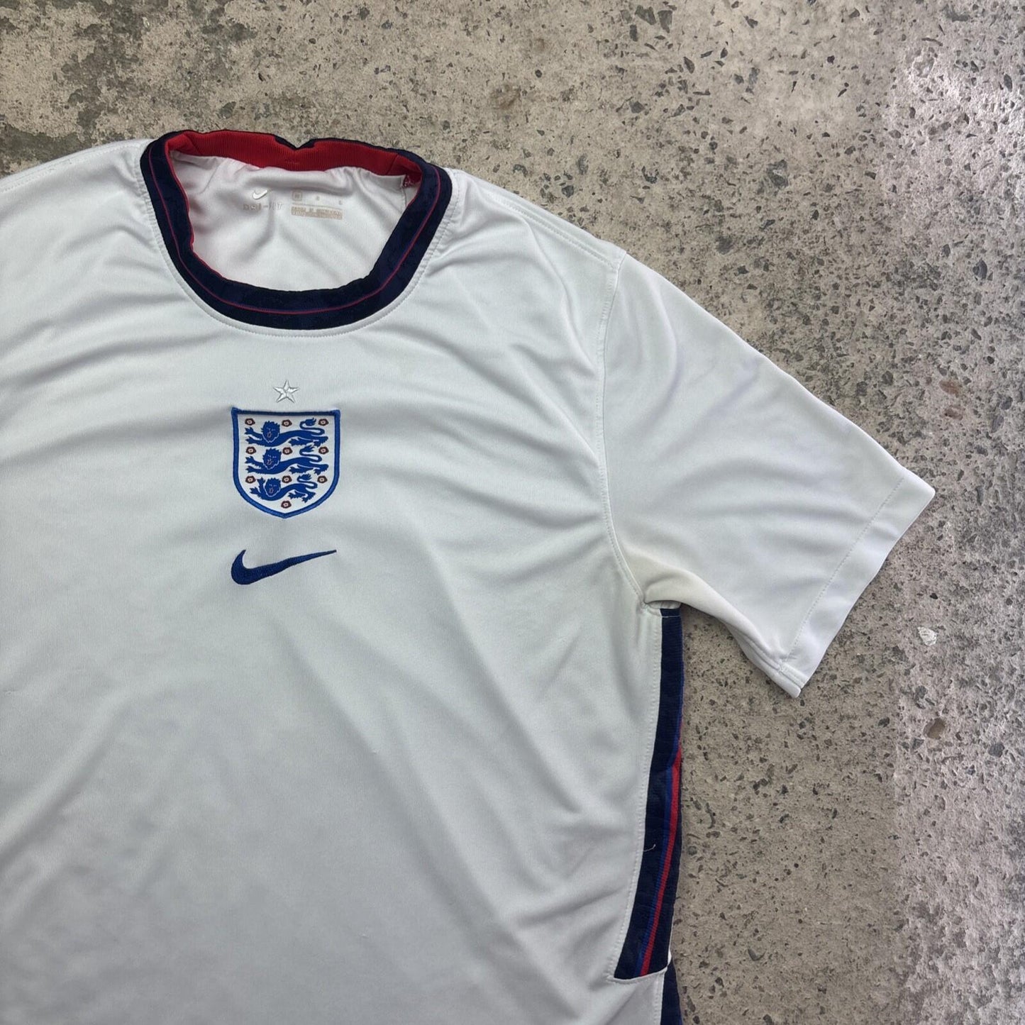 White Nike England 2020/21 Home Shirt | Size: S
