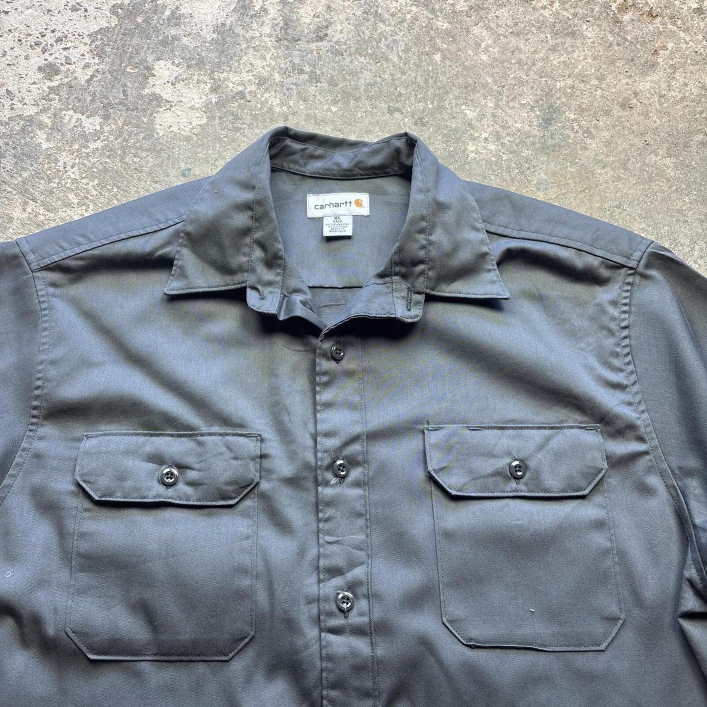 Grey Carhartt short-sleeved shirt - XL (Tall)