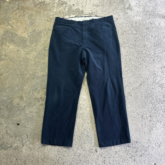 Men's Navy Blue Corduroy Arnold Palmer Trousers | W36"