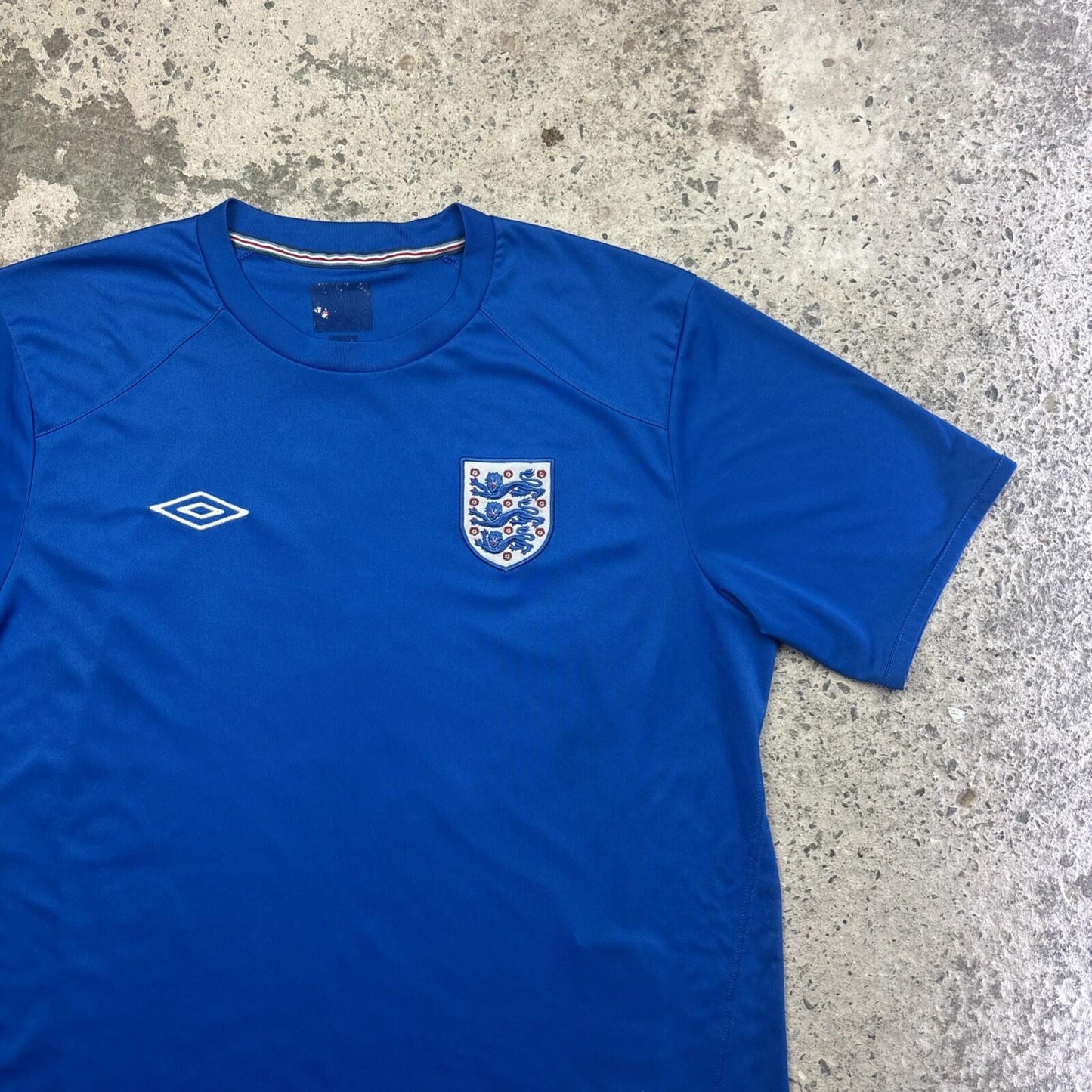 Blue England 2010/11 Football Training Shirt | Size XL
