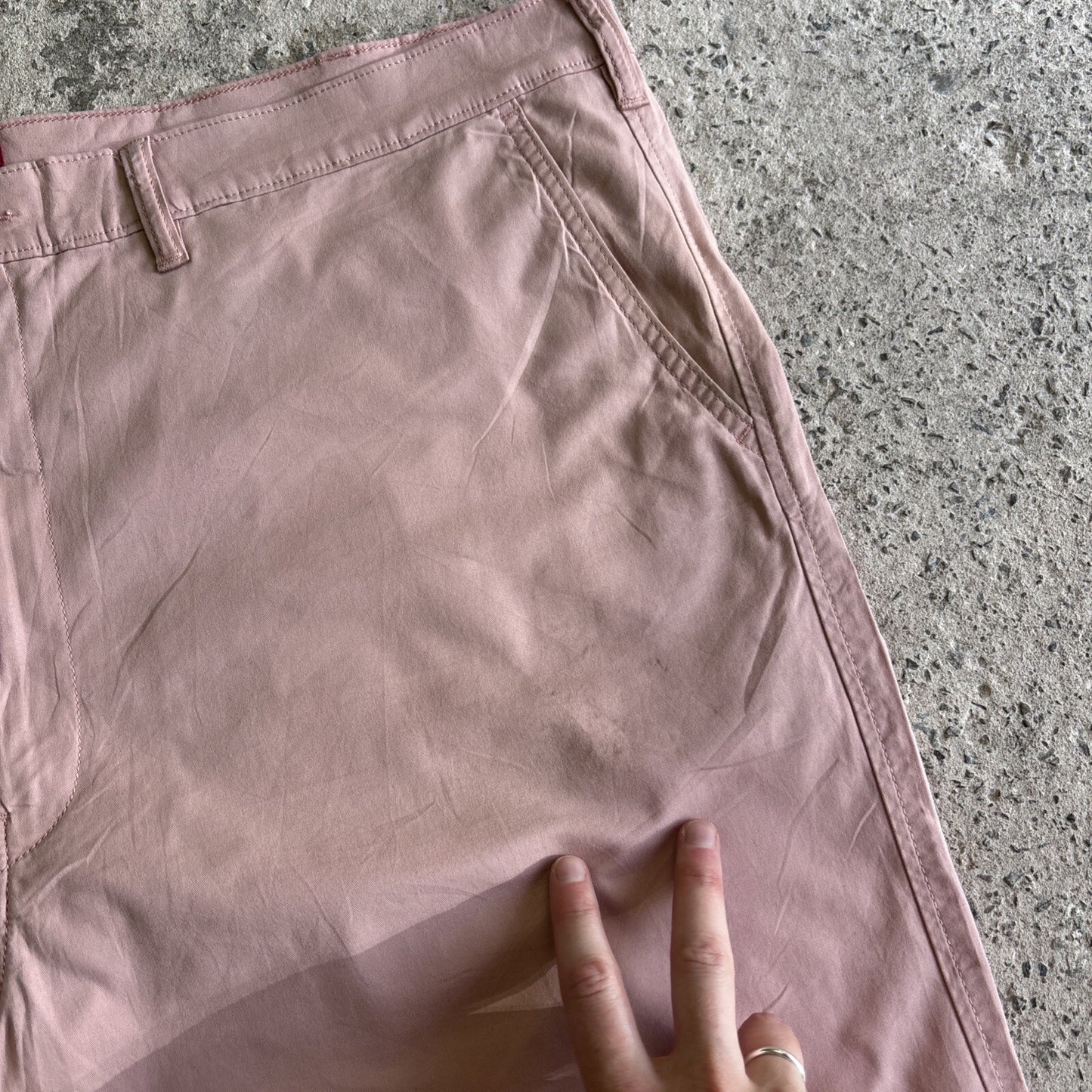 Pink Levis Cotton Chino Shorts | W44"