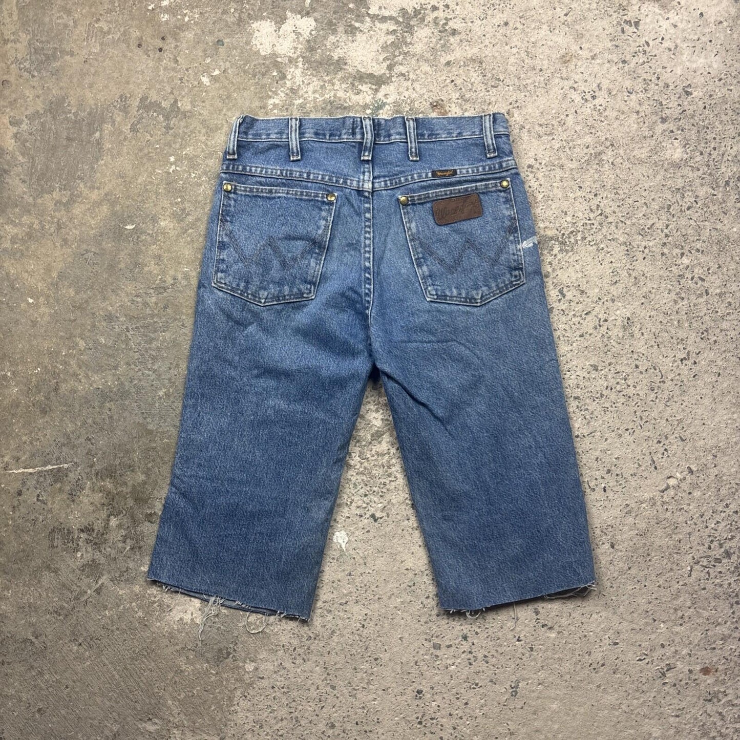 Blue Denim Wrangler Capri Women’s Jeans | W28"