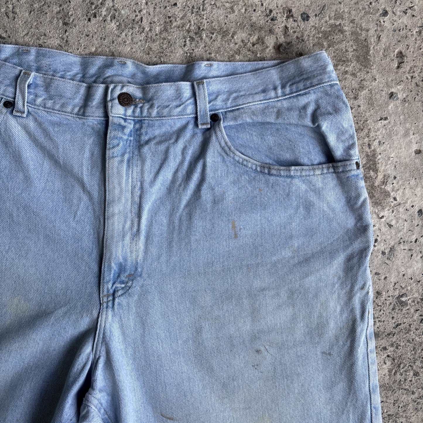 Light Blue Denim Lee Bermuda Jean Shorts | W42"