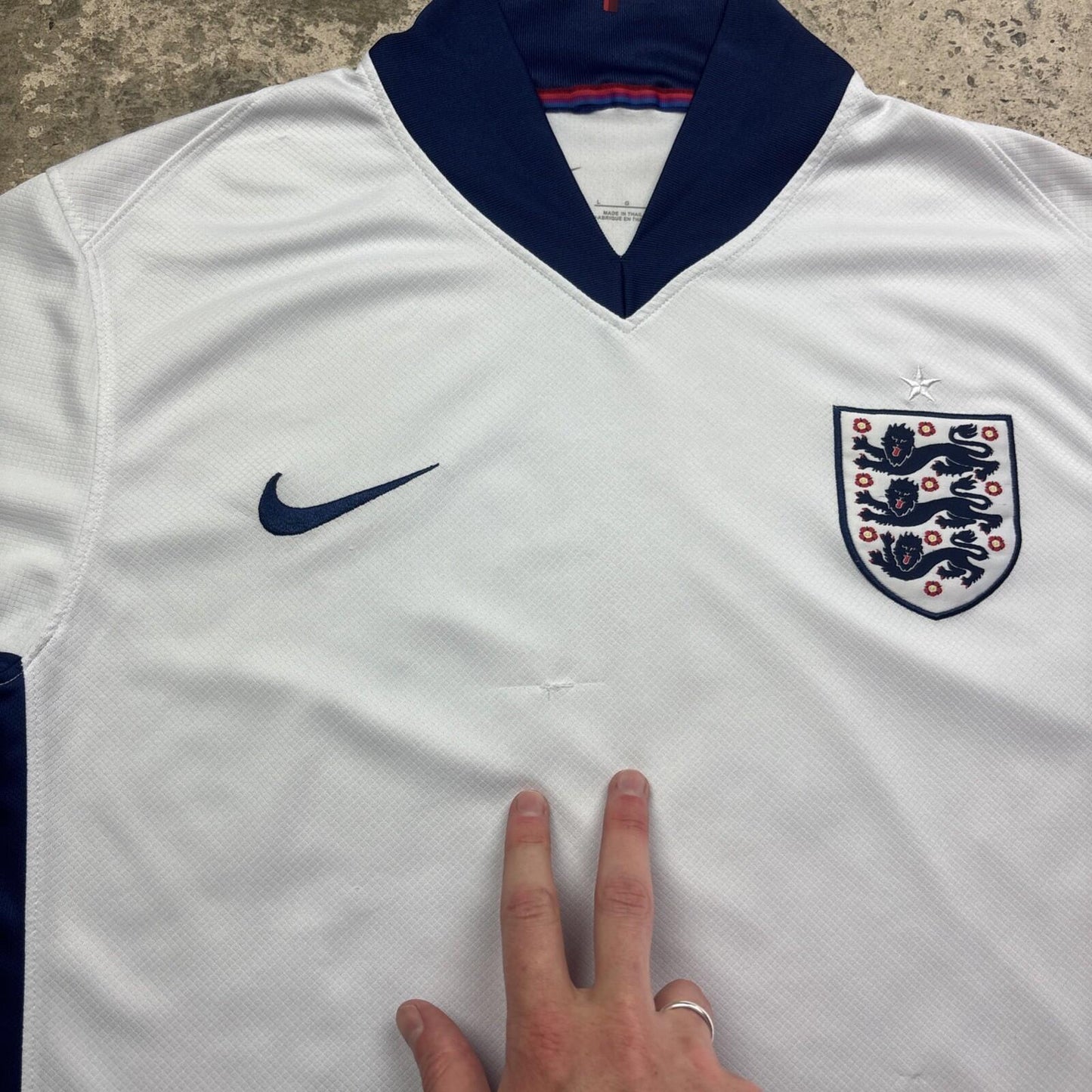 White Nike 2024/25 England Football Home Kit | Size:  L