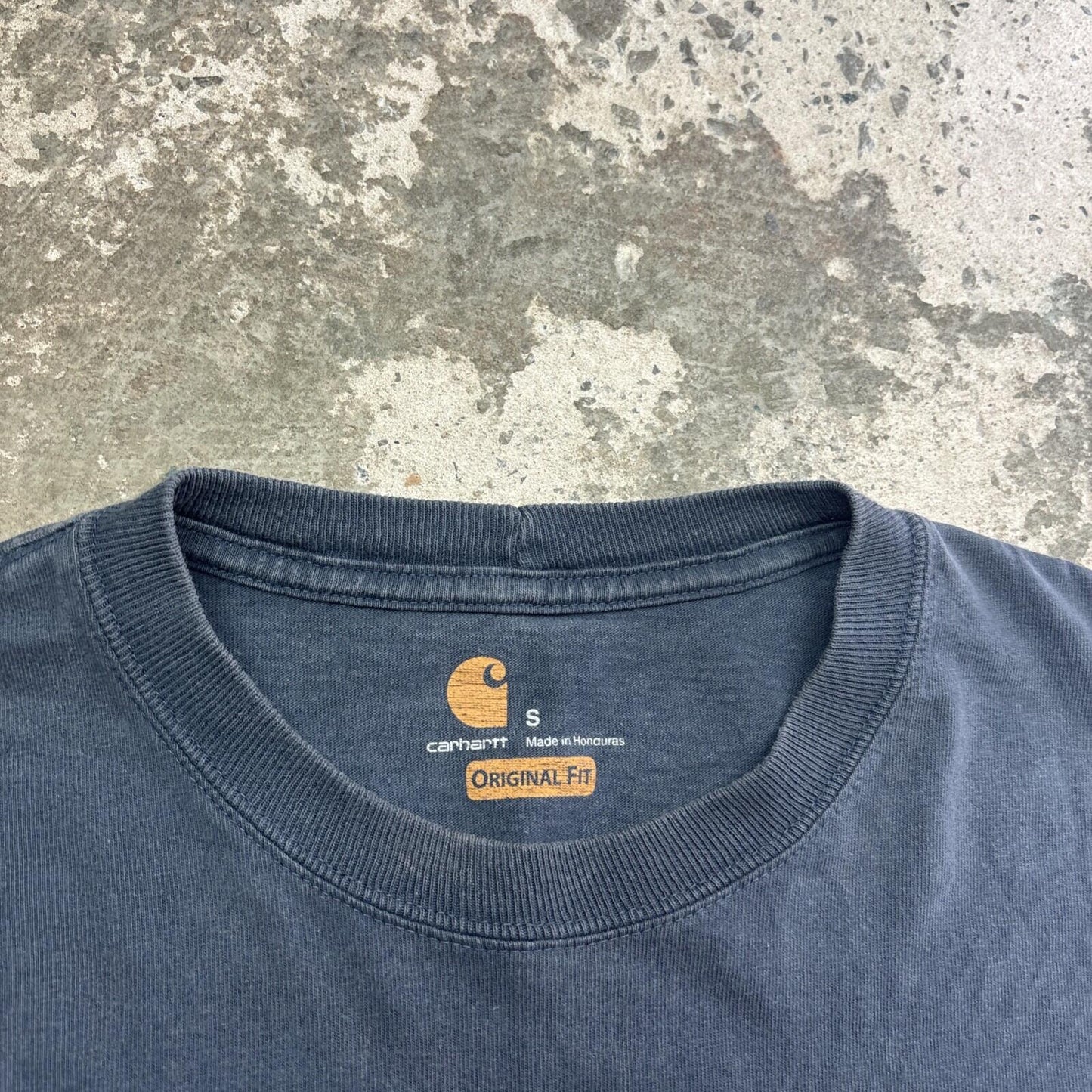 Grey Carhartt Pocket Men’s Original Fit T-shirt | Size S