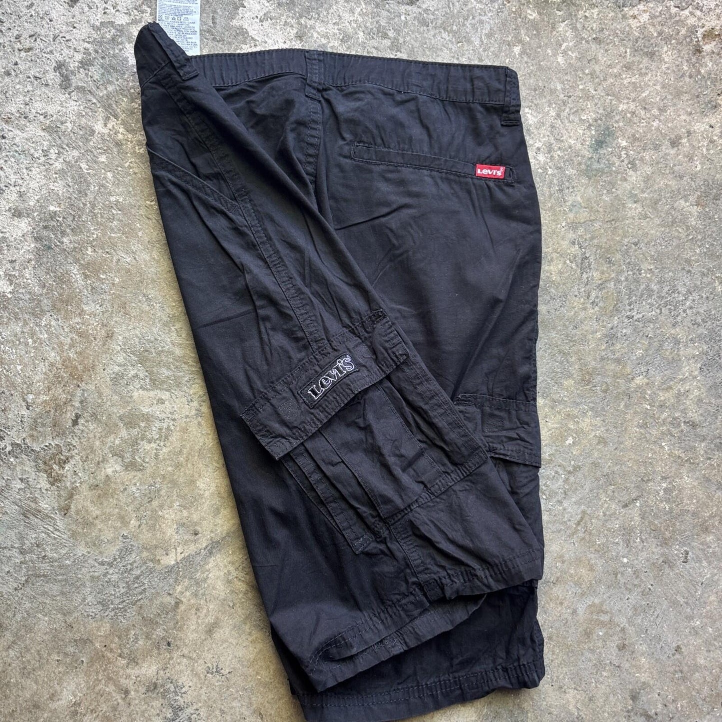 Black Levi’s Cargo Men’s Jorts Shorts | W30