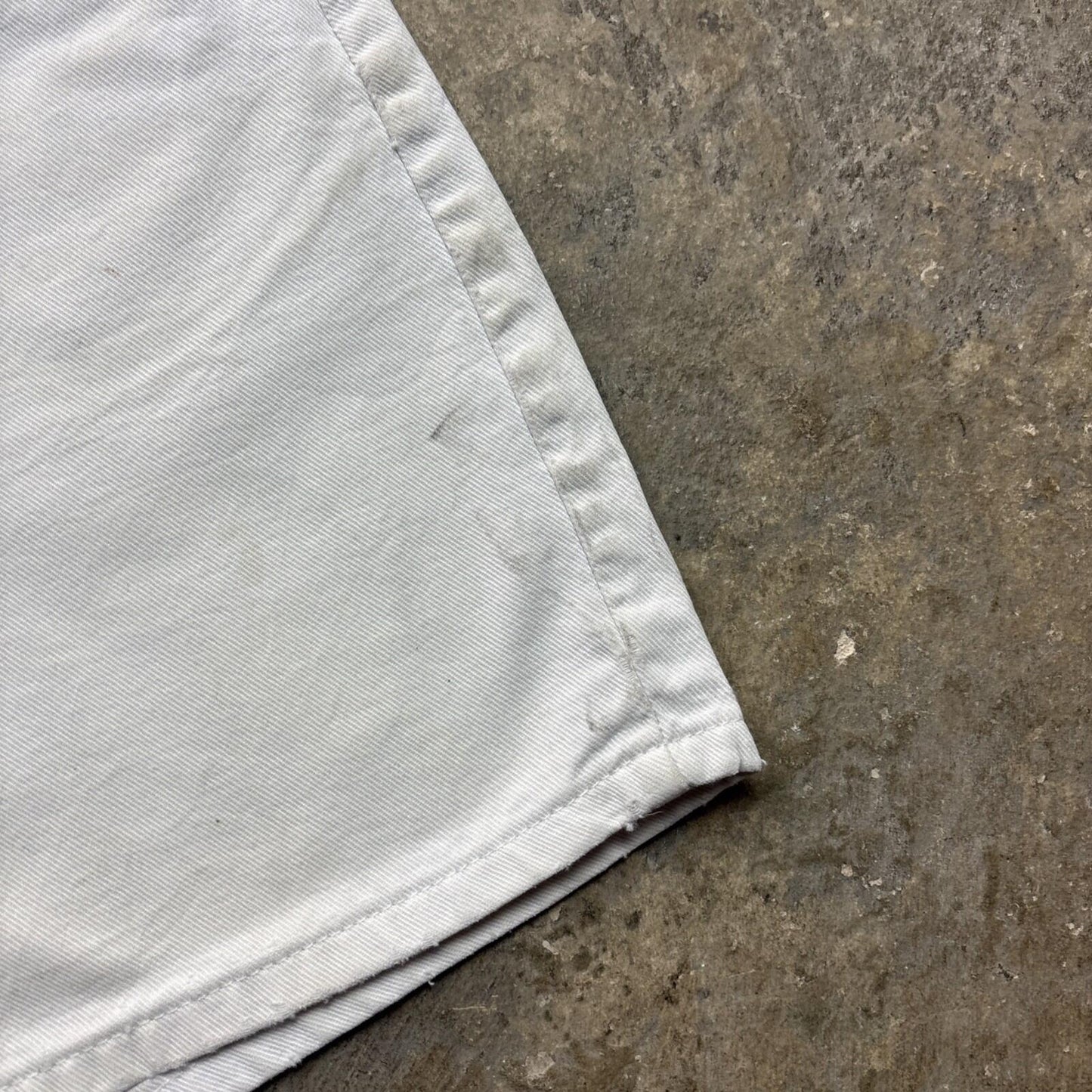 Vintage White Denim Lee Men’s Shorts | W29
