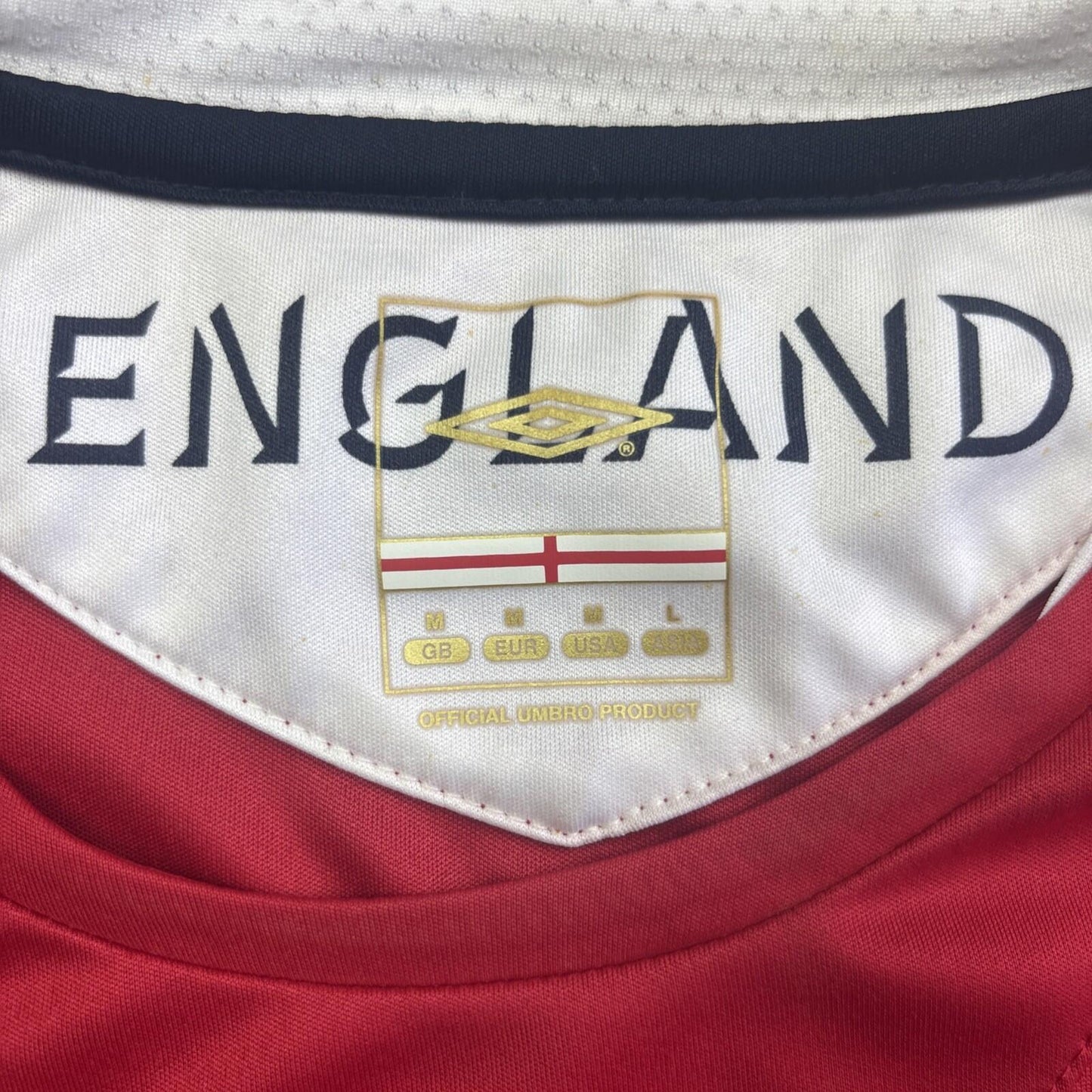 Red Umbro England Football Training Shirt | Size: M