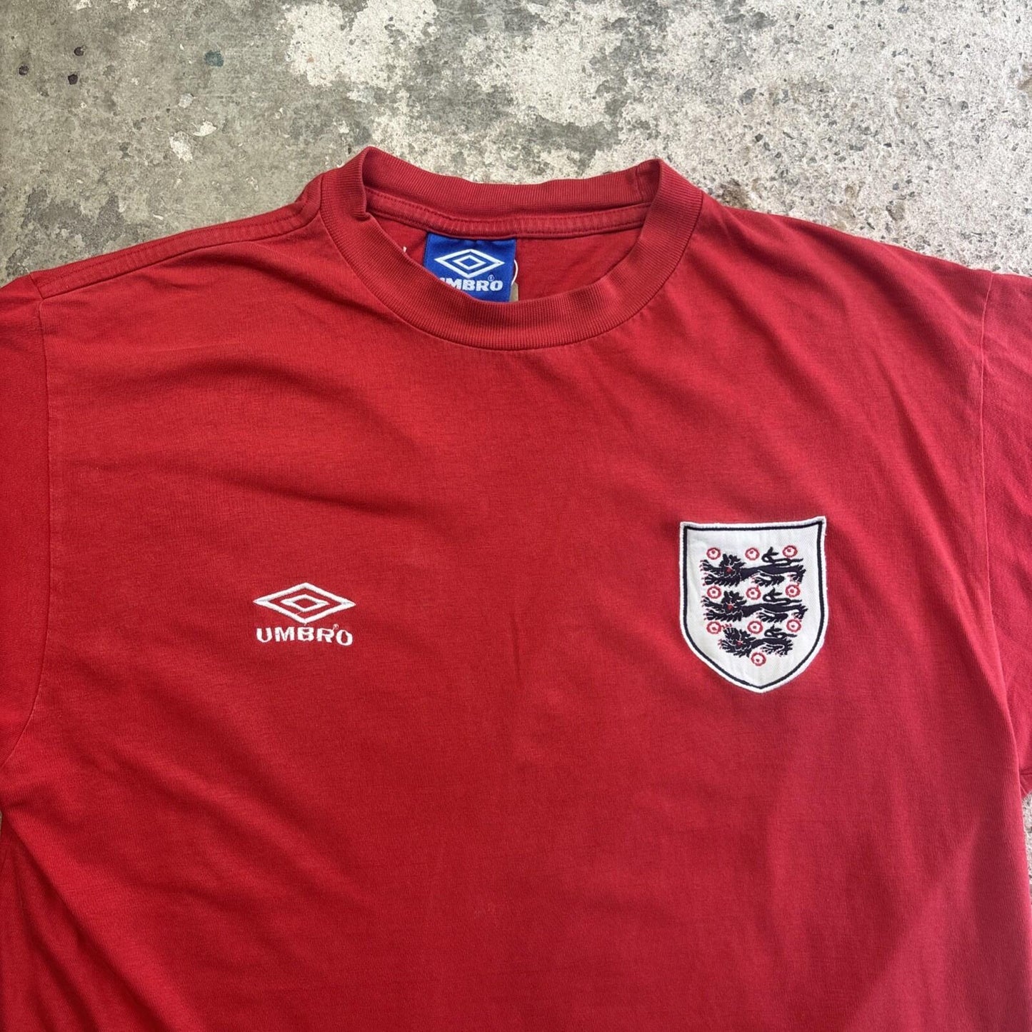 Vintage Umbro England Football 90s T-Shirt | Size: XL