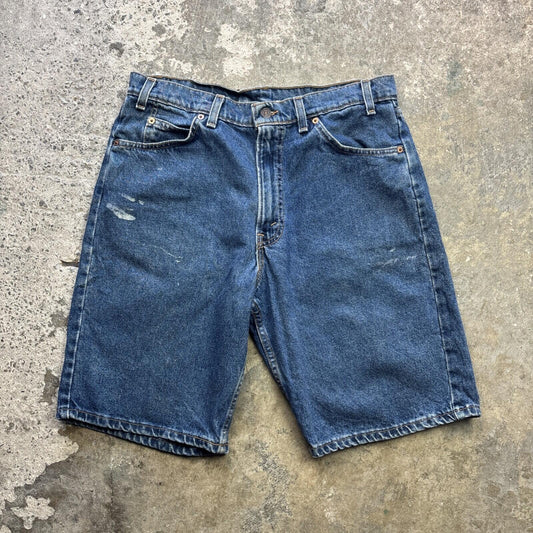 Levi's 550 Men's Denim Shorts Blue, Relaxed Fit, Made in USA - W34
