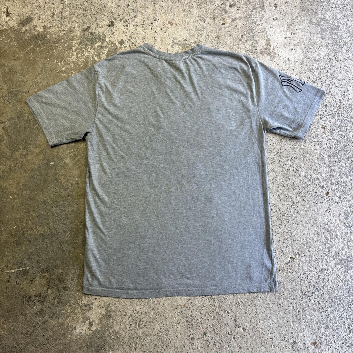 Grey New York Yankees Graphic New Era T-shirt Men's
