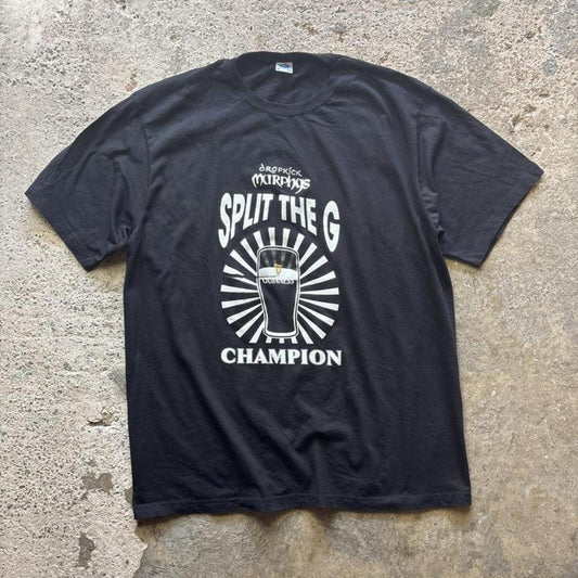 Black ‘Split the G’ Guinness tee - L