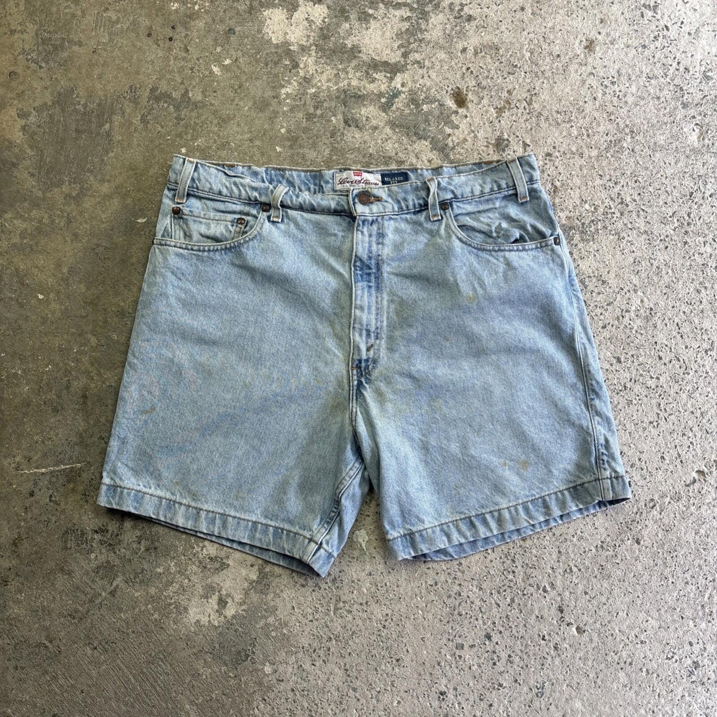 Vintage Blue Levi’s 540 Relaxed Fit Jean Shorts | W38"