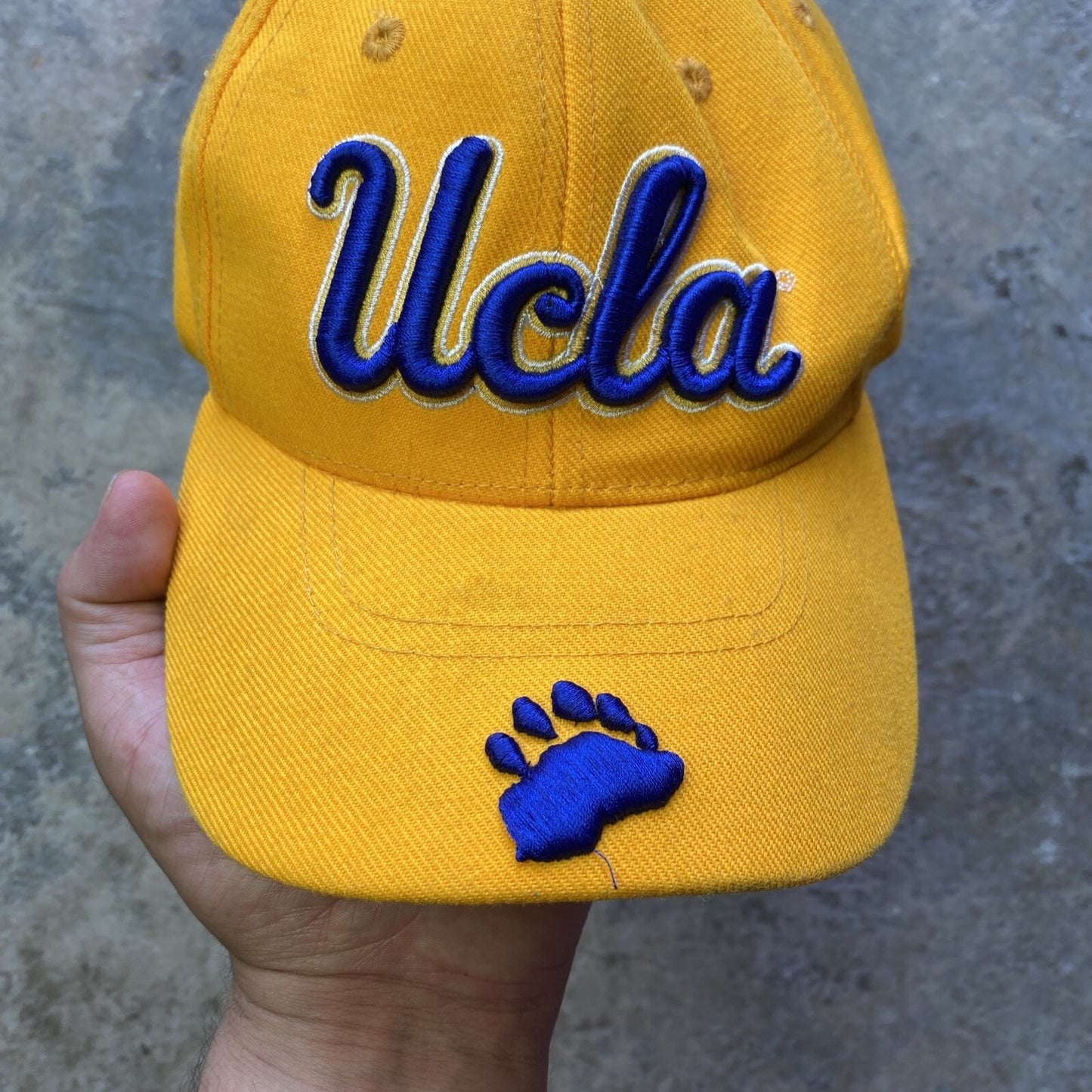 Yellow UCLA College Baseball Cap | OS