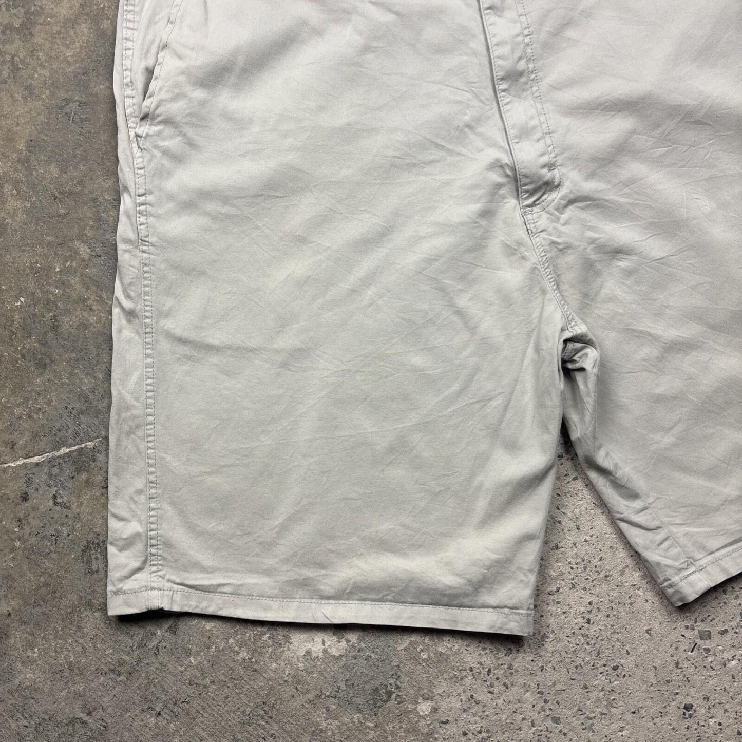 Beige Wrangler Cotton Chino Shorts | W42