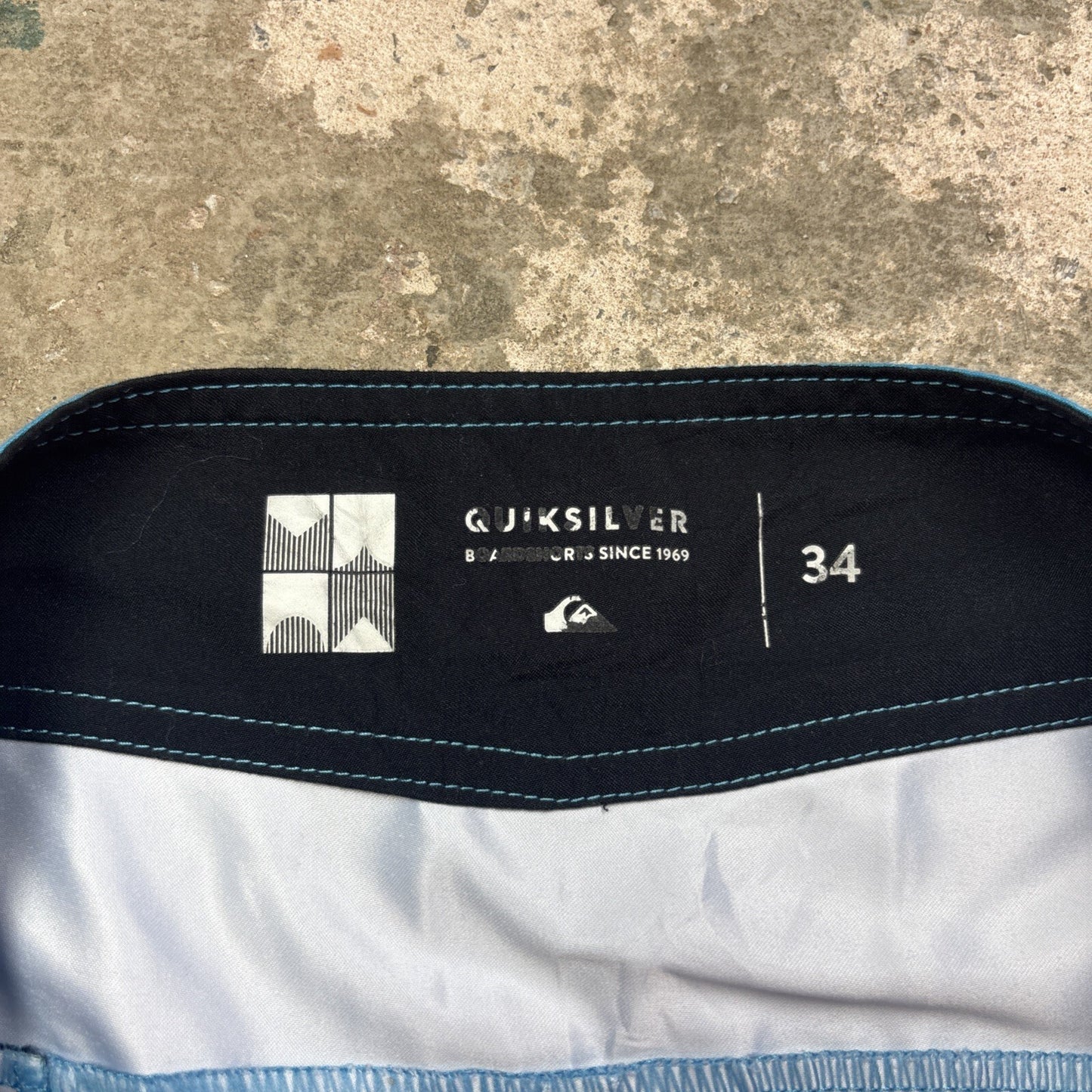 Blue & White Quiksilver Board Shorts | W34