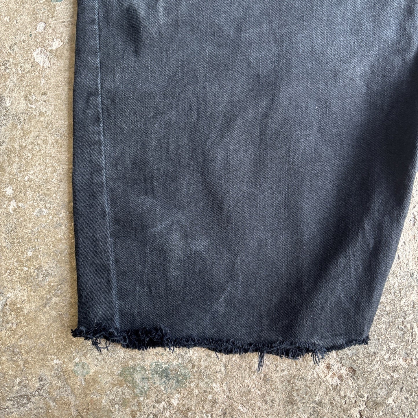 Black Levi’s 511 Denim Cut Off Jean Shorts | W38"
