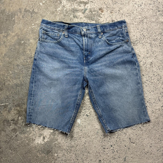 Blue Denim Levi’s 511 Cut Off Jean Shorts | W33"