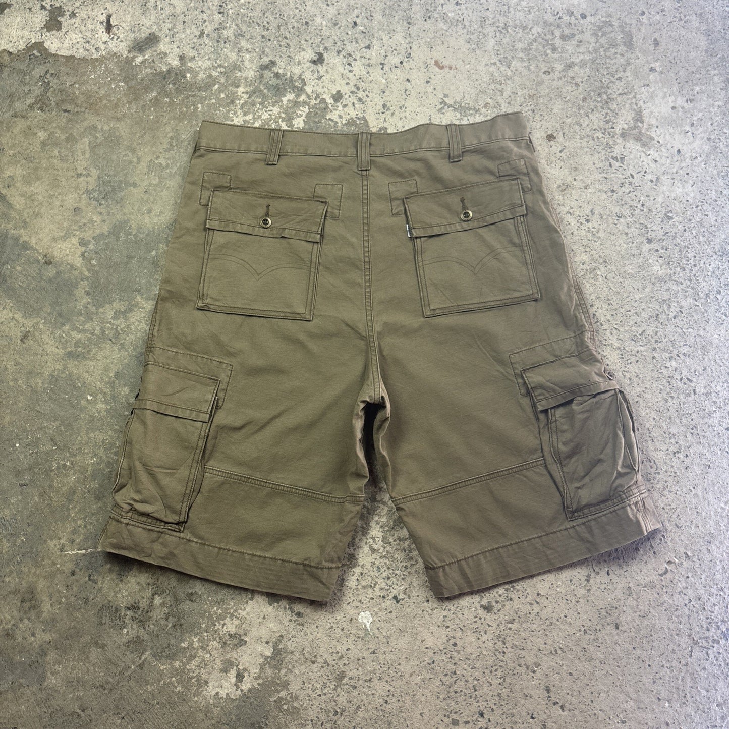 Green Levis Military Style Cargo Pants | W38"