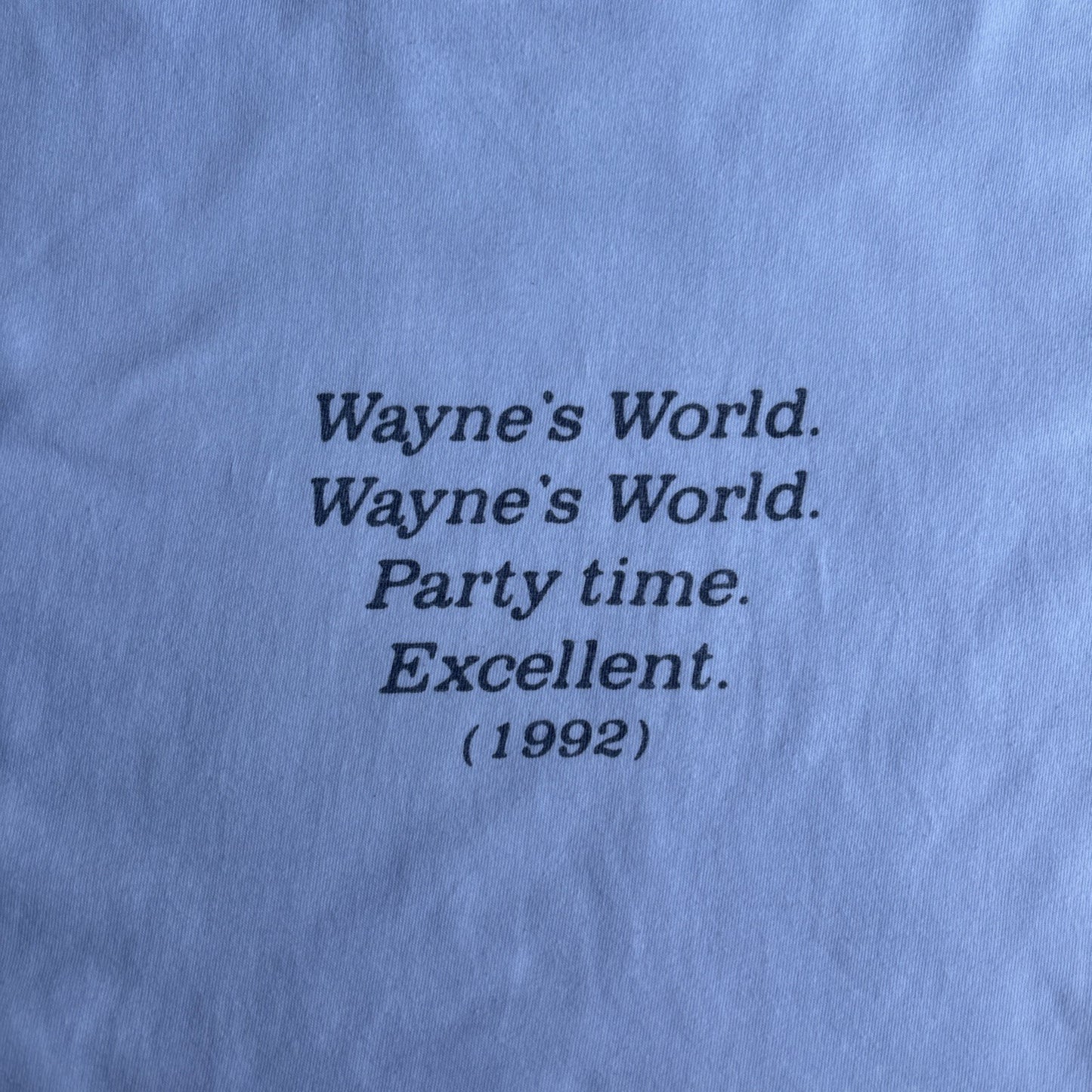 White Graphic Wayne’s World T-shirt | Size: L
