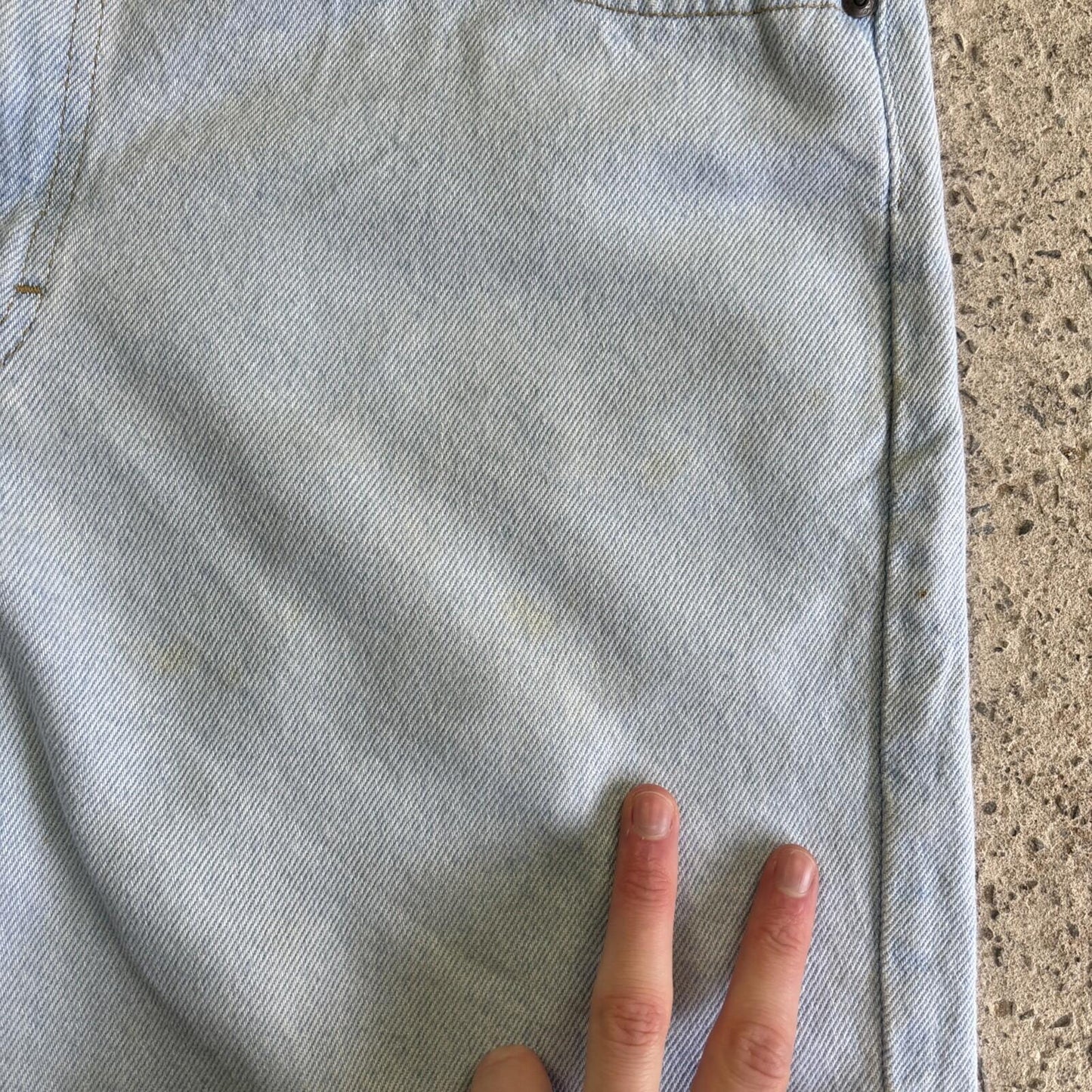 Light Blue Lee Denim Jean Shorts w/ Relaxed fit | W36