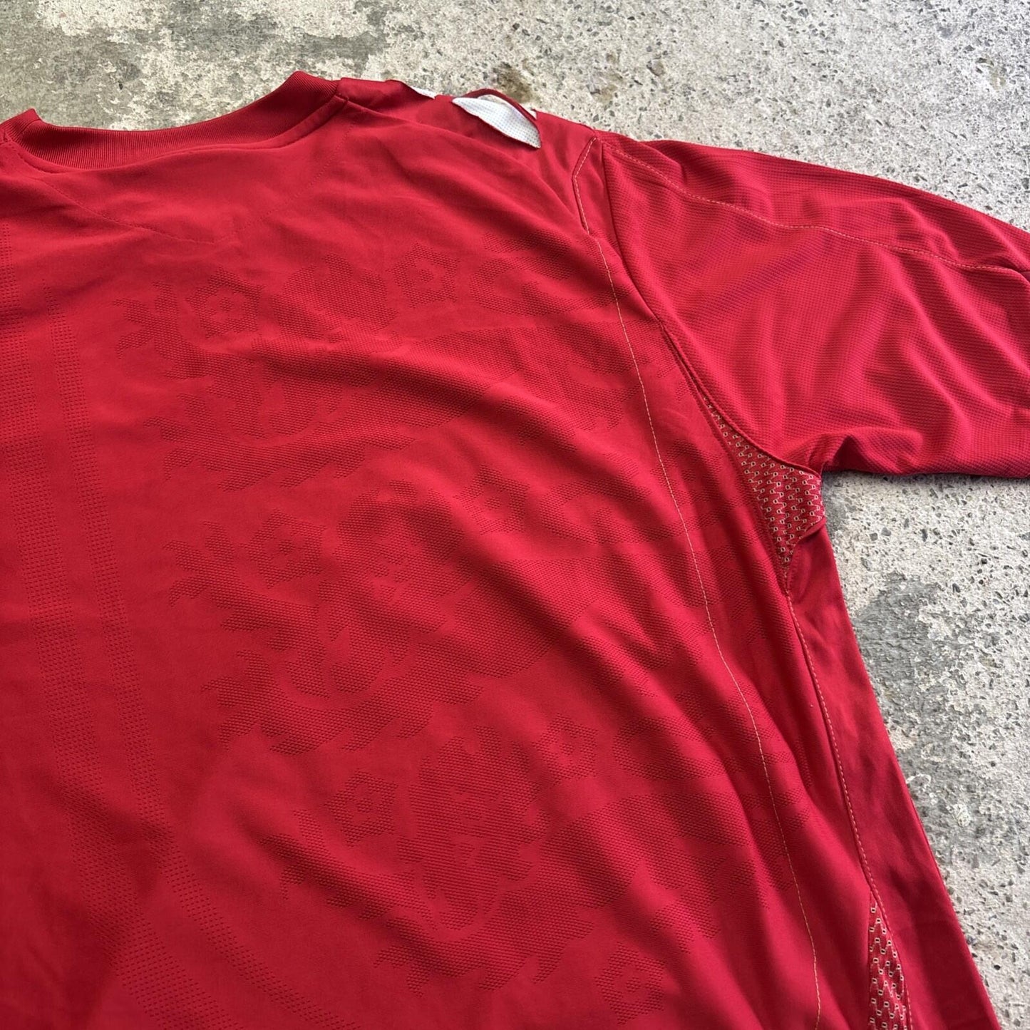 2006-08 Red Umbro England Football Men’s Shirt | XL