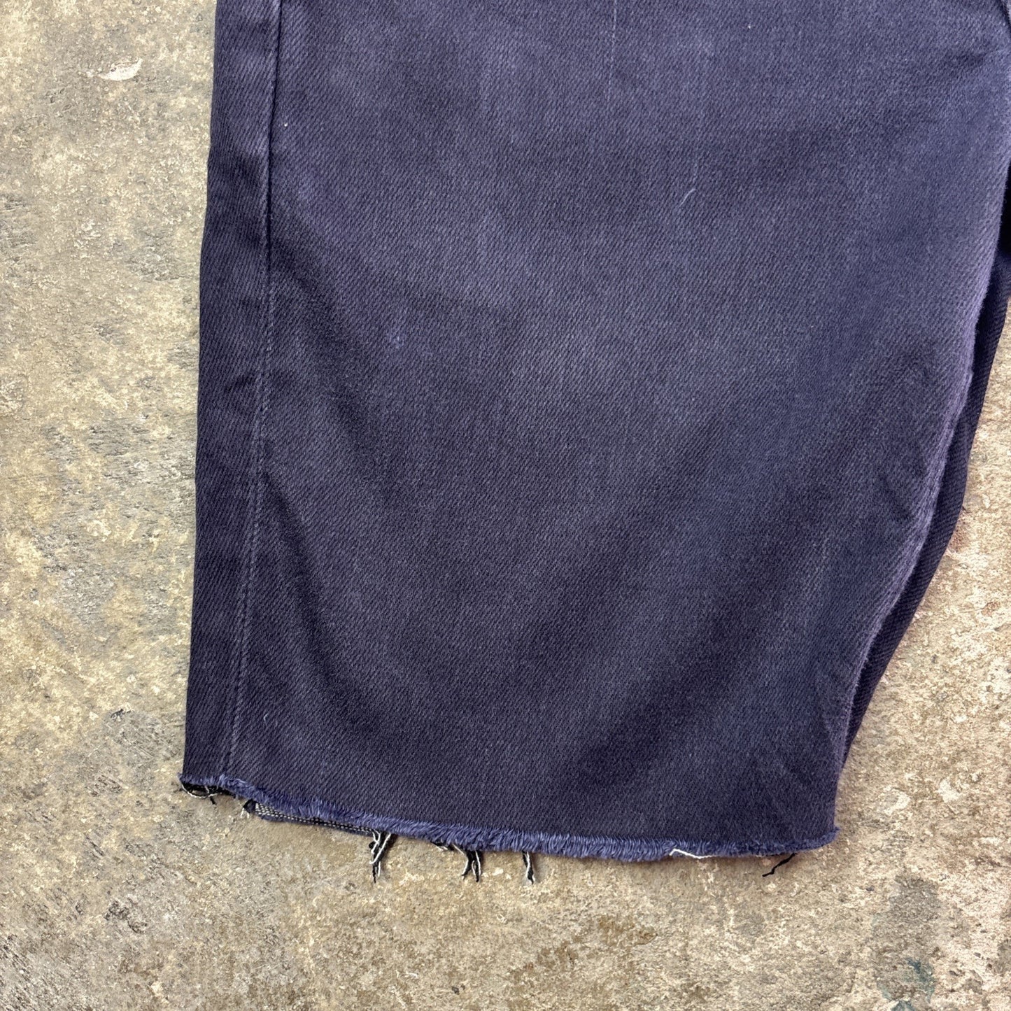 Dark Blue Levis 511 Cut Off Denim Jean Shorts | W32"