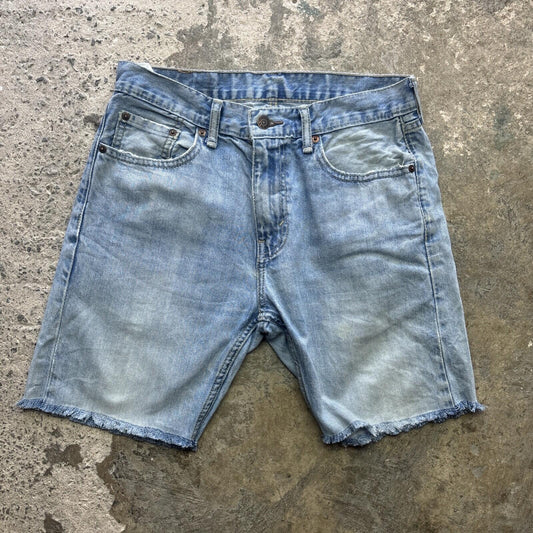 Blue Denim Levi’s 505 Men’s Cut Off Shorts | W30