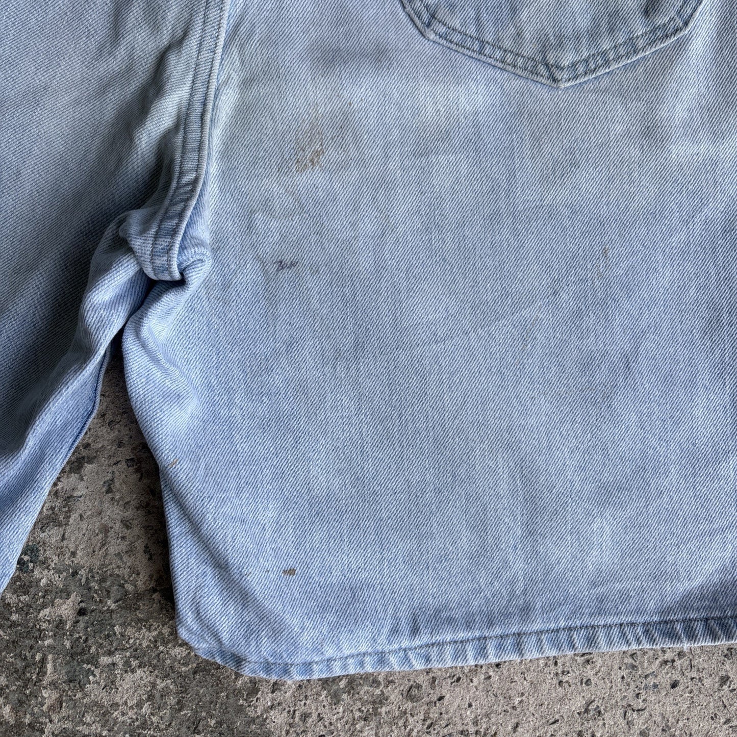 Light Blue Denim Lee Bermuda Jean Shorts | W42"