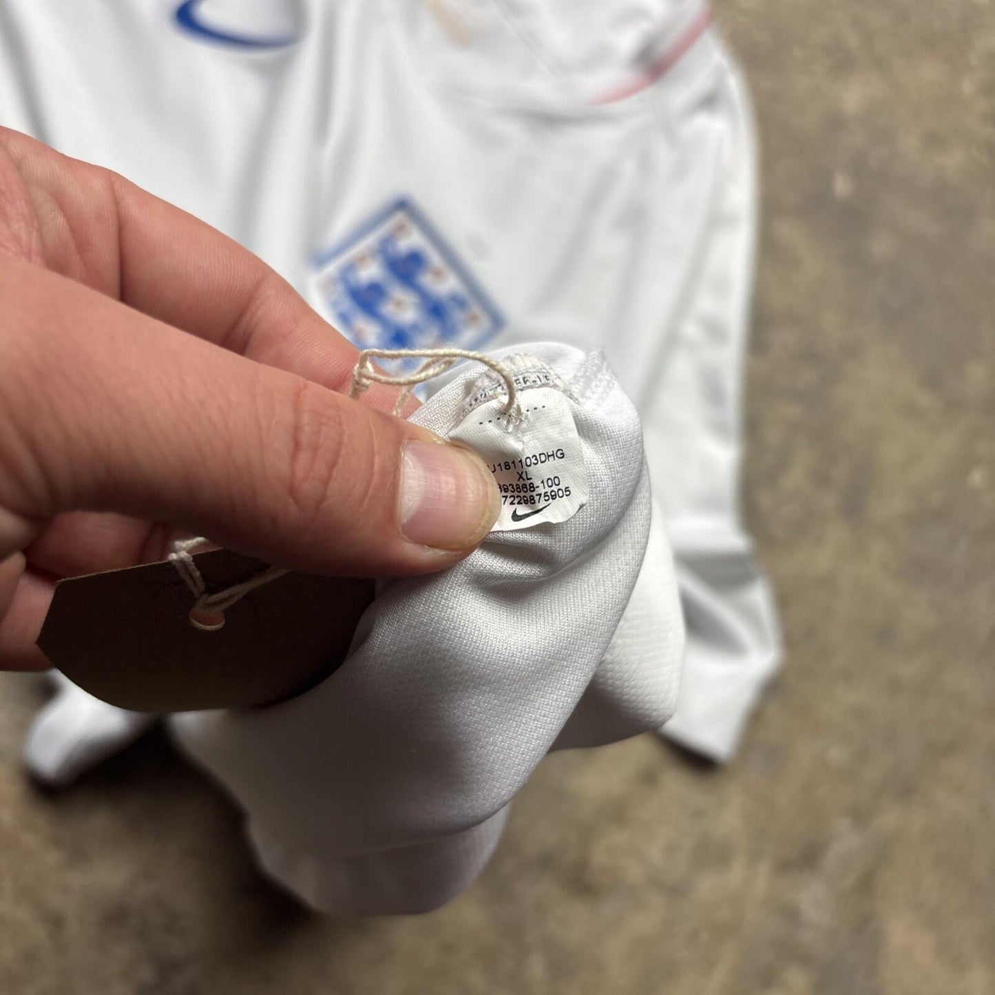 2018-19 White Nike England Home Football Men’s Shirt | XL