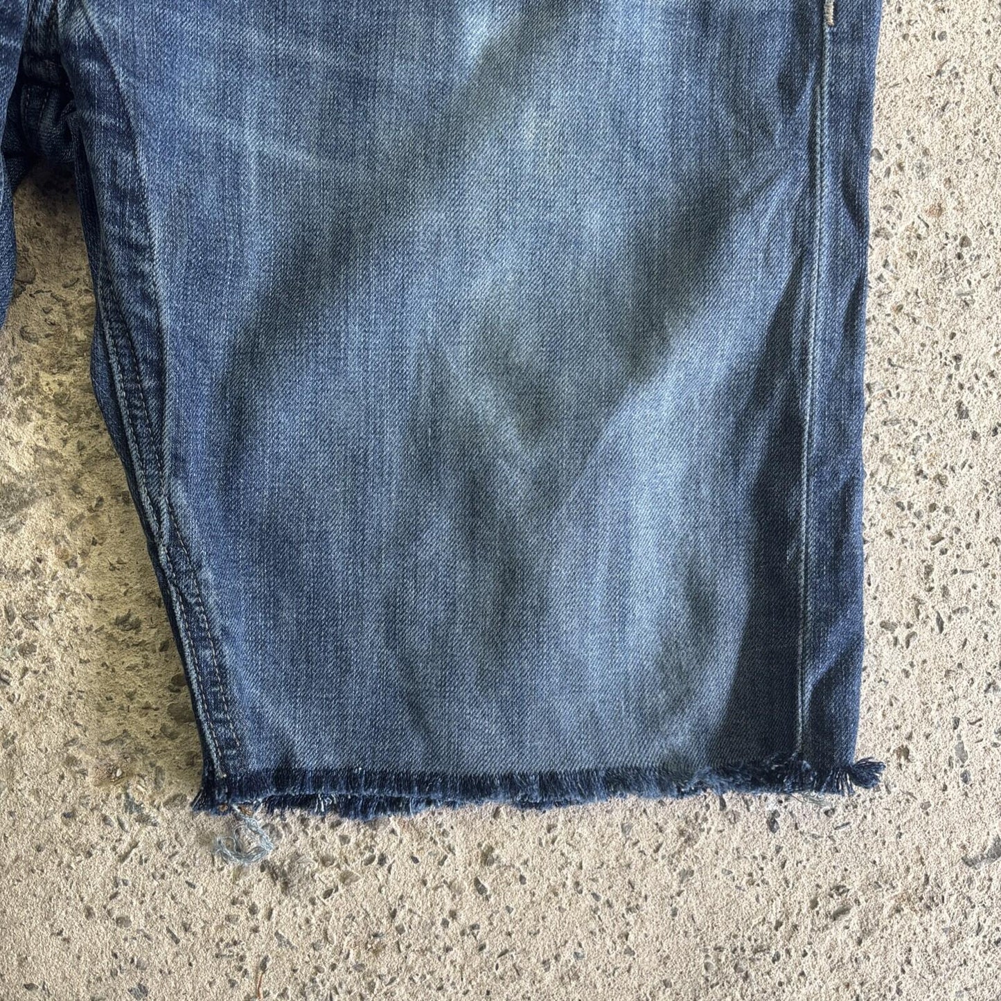 Blue Denim Cut Off Levi’s Jean Shorts | W33"