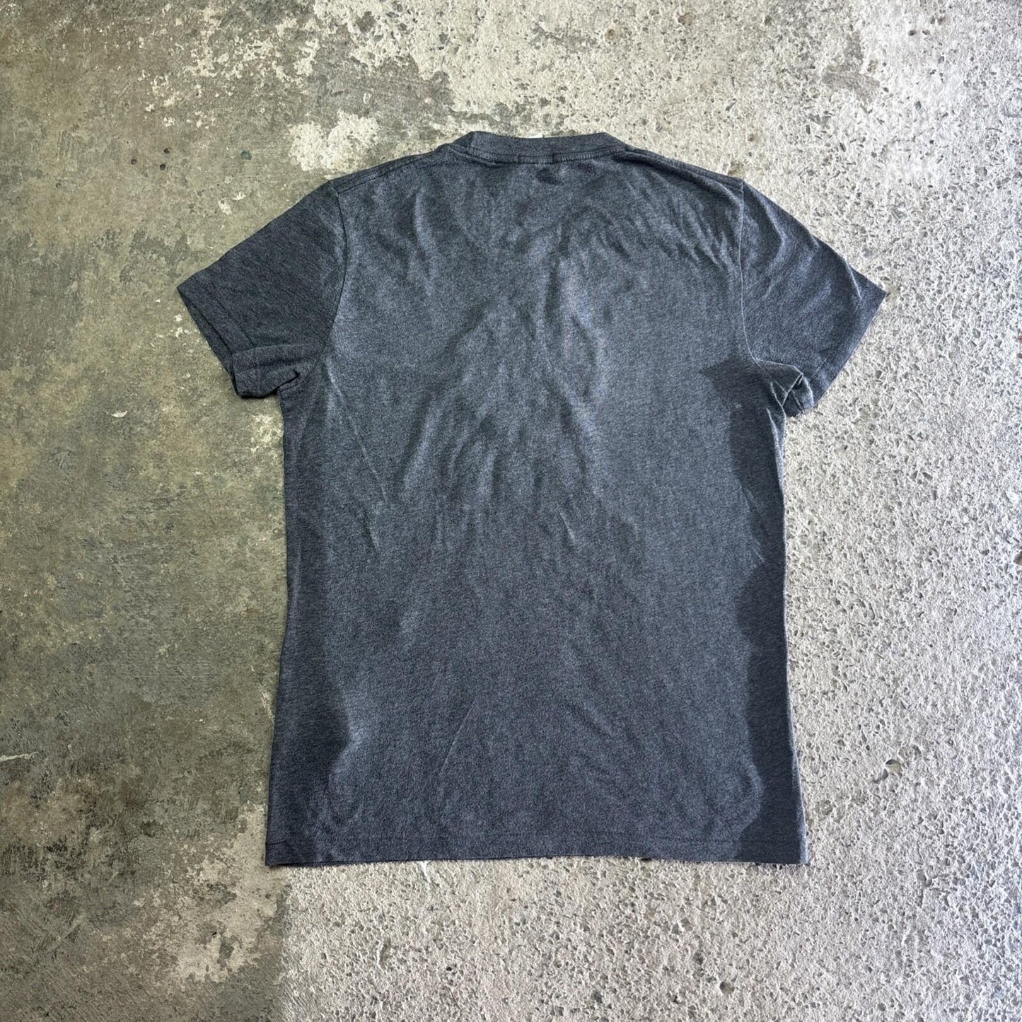 Abercrombie &  Fitch Grey Embroidered T-Shirt | Size: Small