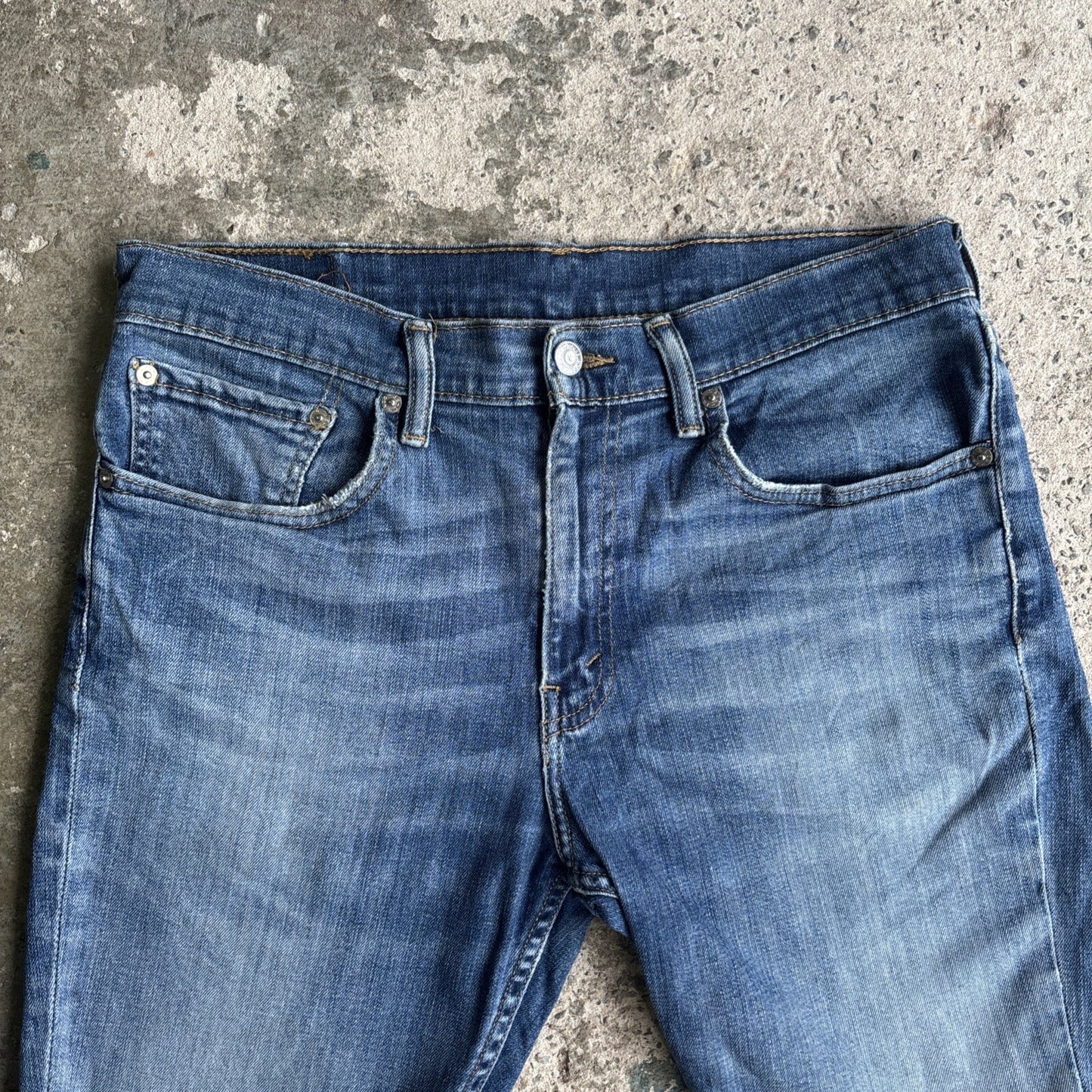 Blue Denim Levi’s 511 Cut Off Jean Shorts | W34"