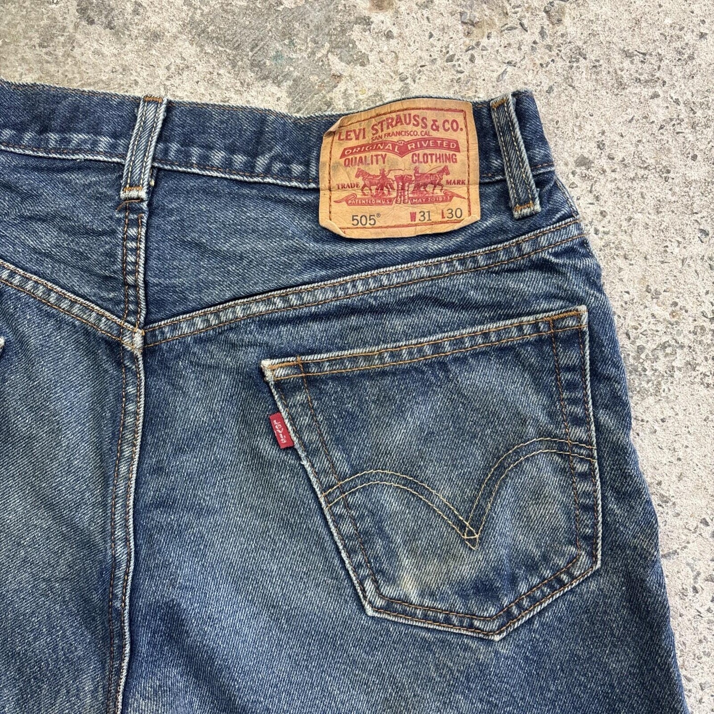 Blue Denim Cut Off Levi’s Jean Shorts | W31"
