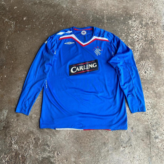Blue Umbro Rangers 2007-08 Home Shirt
